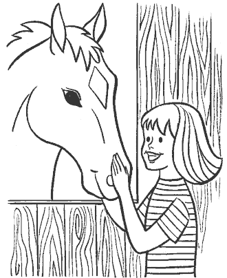 life on the farm coloring page