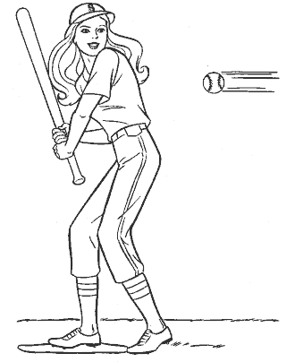 sports coloring page