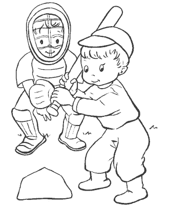 sports coloring page
