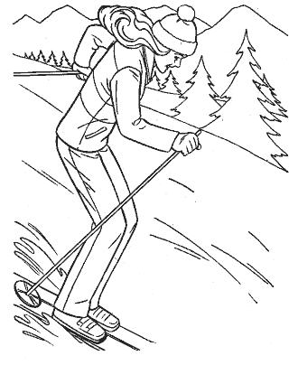 sports coloring page