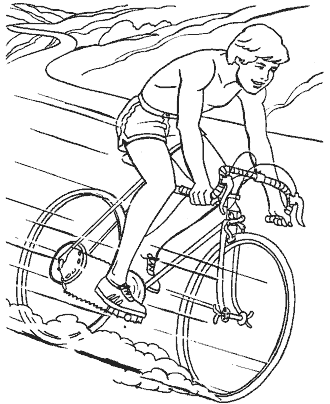 sports coloring page