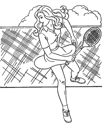 sports coloring page