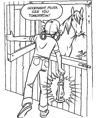 animal coloring page for girls