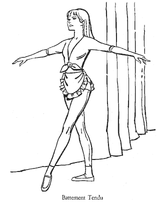 ballet coloring page for girls