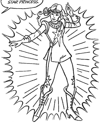 princess coloring page for girls