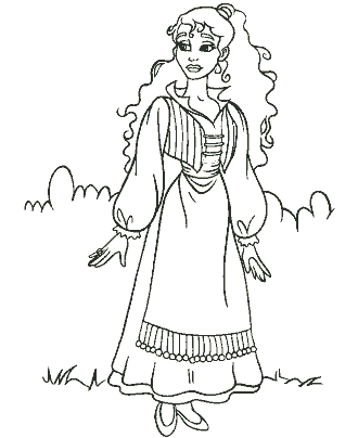 princess coloring pages for girls