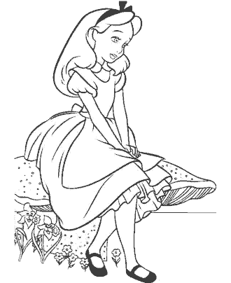 princess coloring page for girls