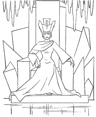 princess coloring page for girls