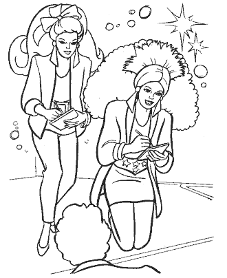 rock star coloring pages for girls