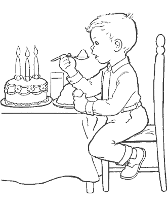 birthday coloring pages