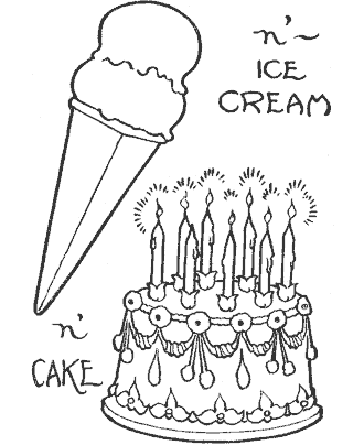birthday coloring pages