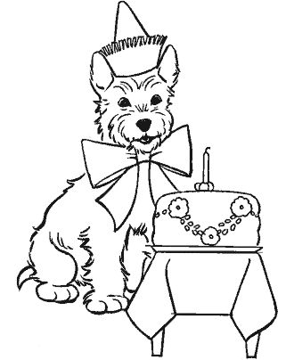 birthday coloring page