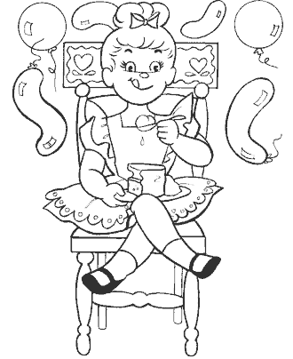 birthday coloring page