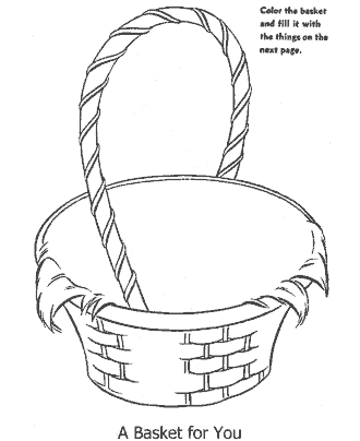 easter coloring page