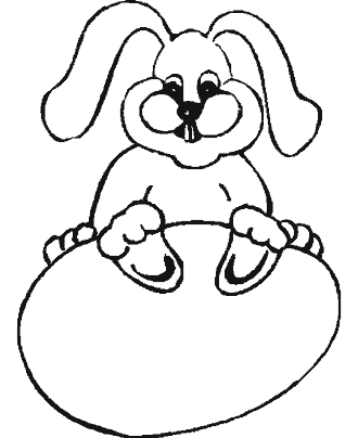 easter bunny coloring pages