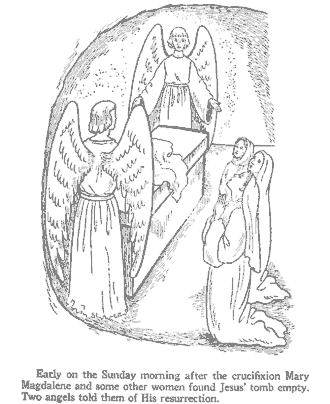 christian easter coloring page