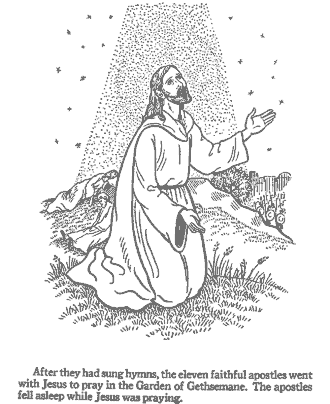 christian easter coloring page