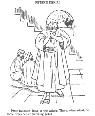 christian easter coloring page