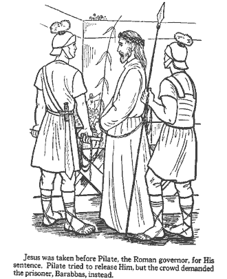 christian easter coloring page