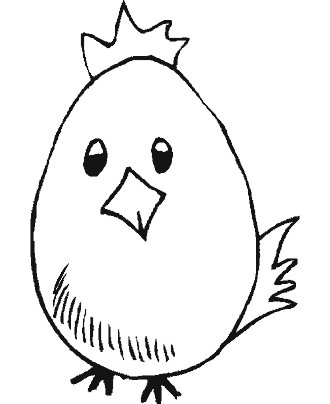 easter coloring page