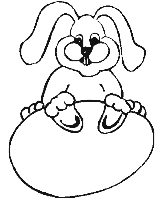 preschool easter coloring page