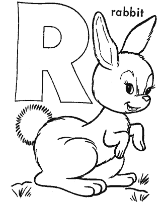 preschool easter coloring page