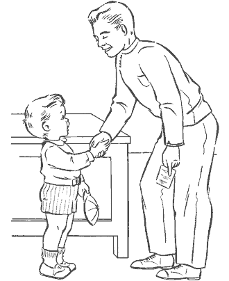 father&acute;s day coloring page