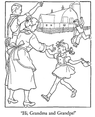 grandparents day coloring pages