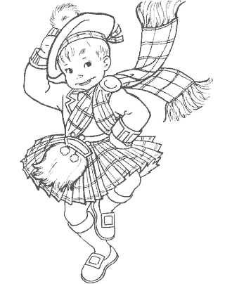 st patricks day kids coloring page