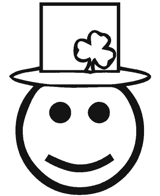 st patricks day preschool coloring page