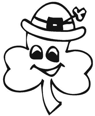 st patricks day preschool coloring page