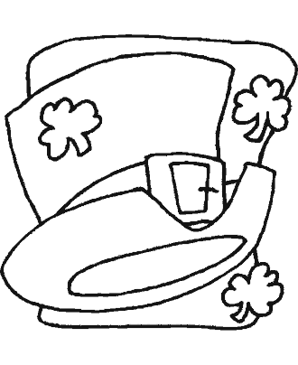 st patricks day preschool coloring page