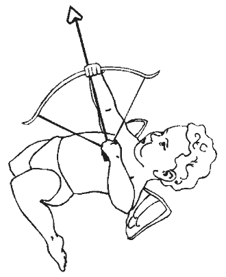 cupid coloring pages