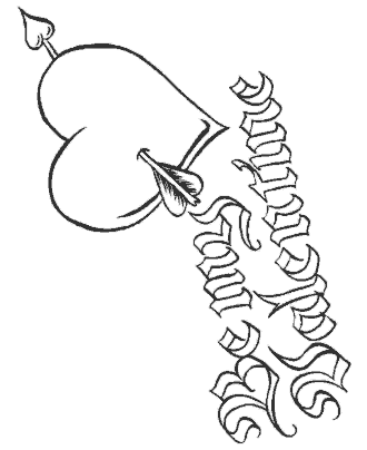 cupid coloring pages