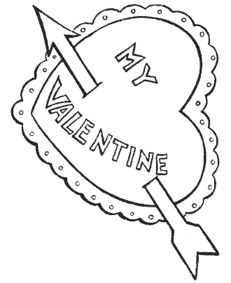 cupid coloring page