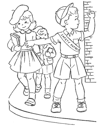 autumn fall coloring page