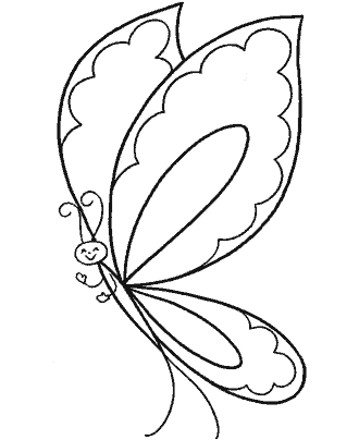 printable butterfly coloring page