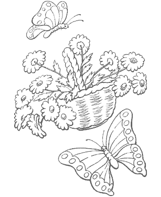butterfly coloring pages