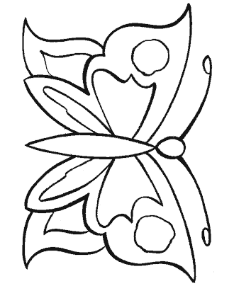 butterfly coloring page