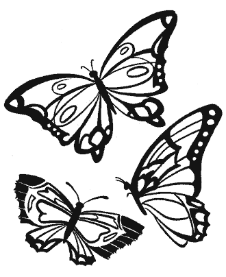 butterfly coloring page