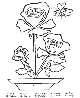 flower coloring pages