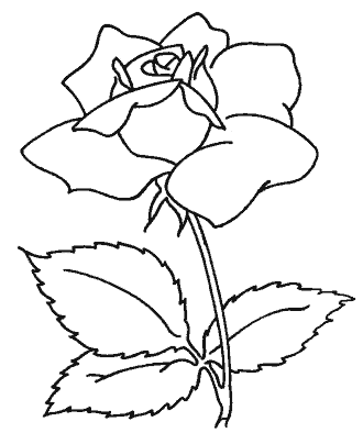 flower coloring page