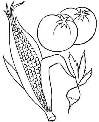 fruit coloring pages