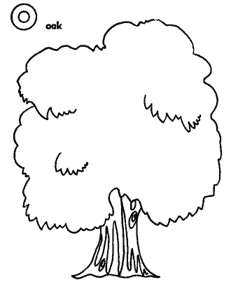 leaf coloring page