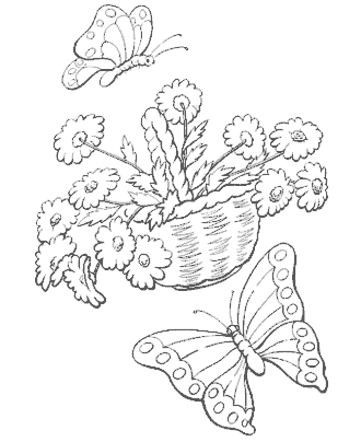 coloring pages of spring