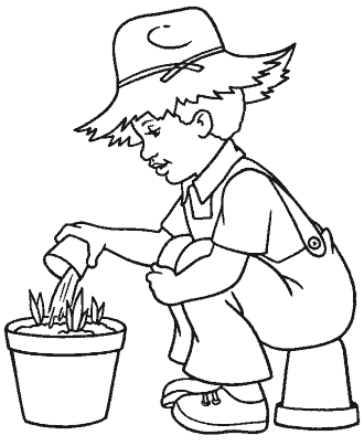 spring coloring pages