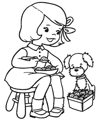 spring coloring pages