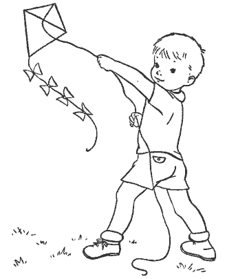 spring coloring page