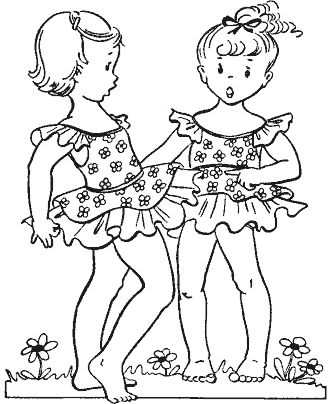 summer coloring page
