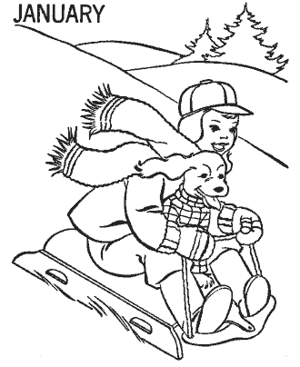 printable winter coloring pages
